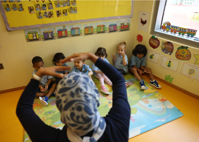 Arabic class at Emirates British Nursery Duba