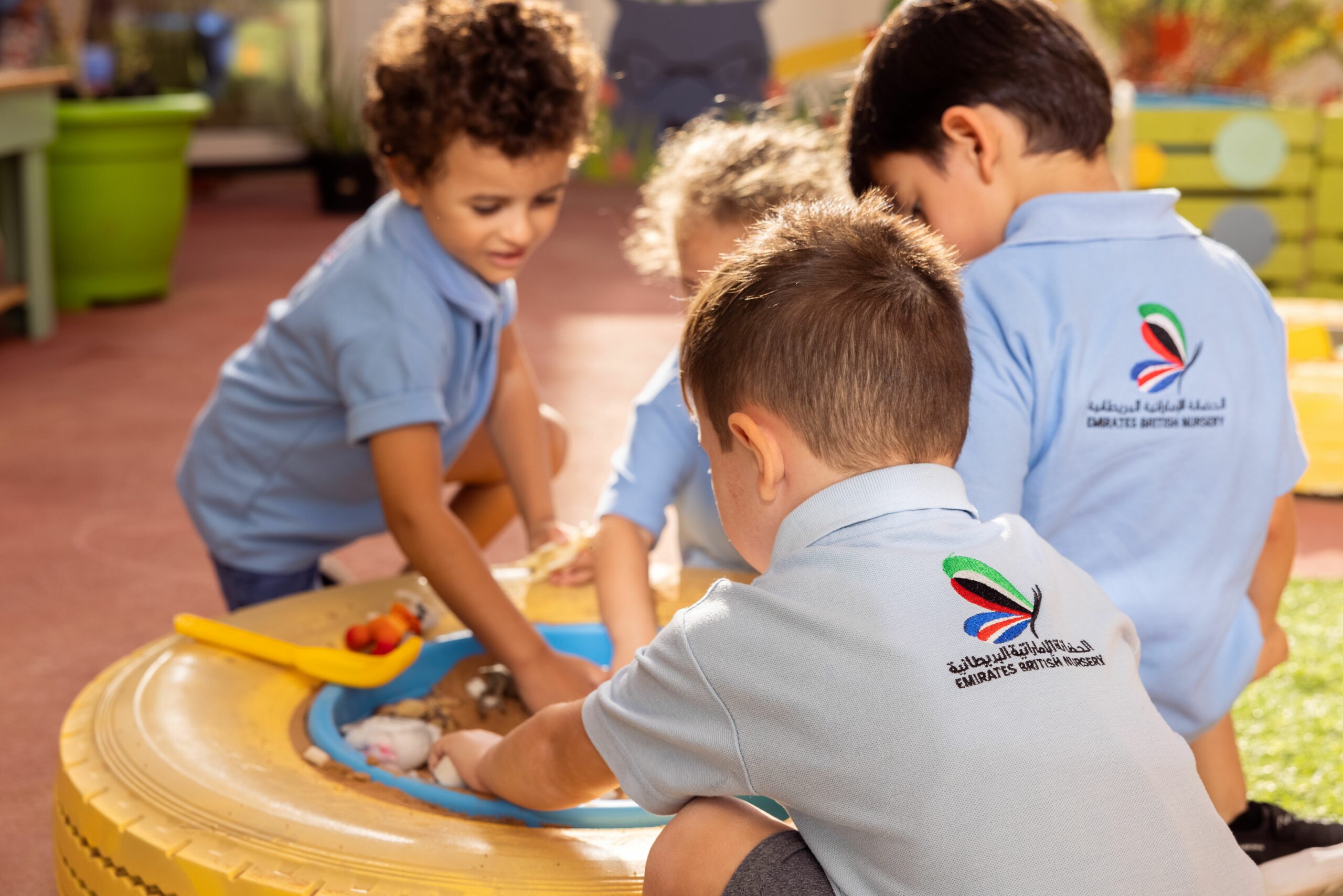 Socialising children at nursery in Dubai